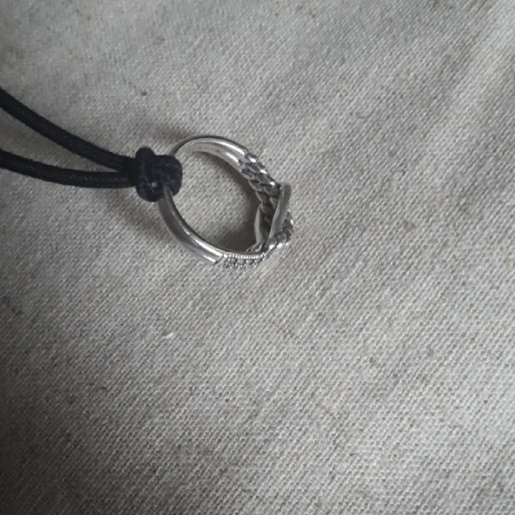 Marc Sterling Silver & Marcasite Twisted Rope Ring - Picture 6 of 9